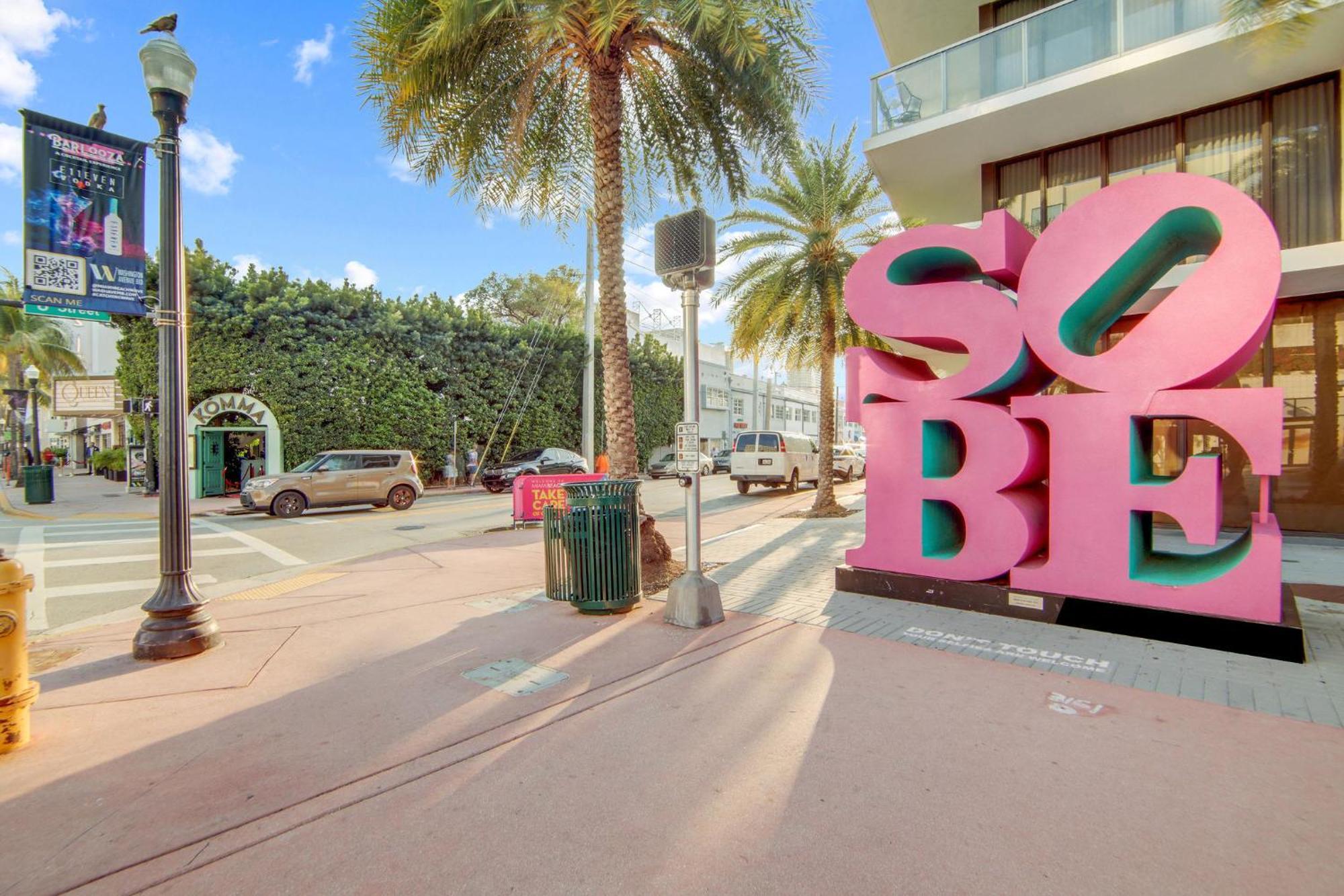 Balcony Chic Apt, W/2 Queenbeds, On Ocean Dr Beach Apartment Miami Beach Exterior photo